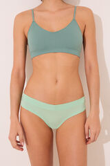 Women'secret Cueca larga brasileira verde verde