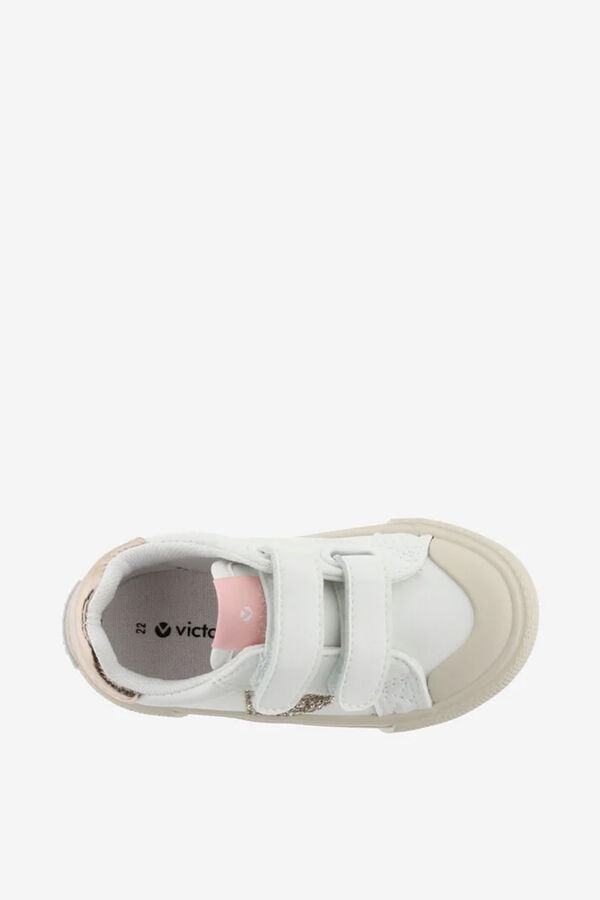 Victoria Zapatillas efecto piel rosa