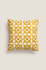 Textura Funda coj&iacute;n bordada amarillo