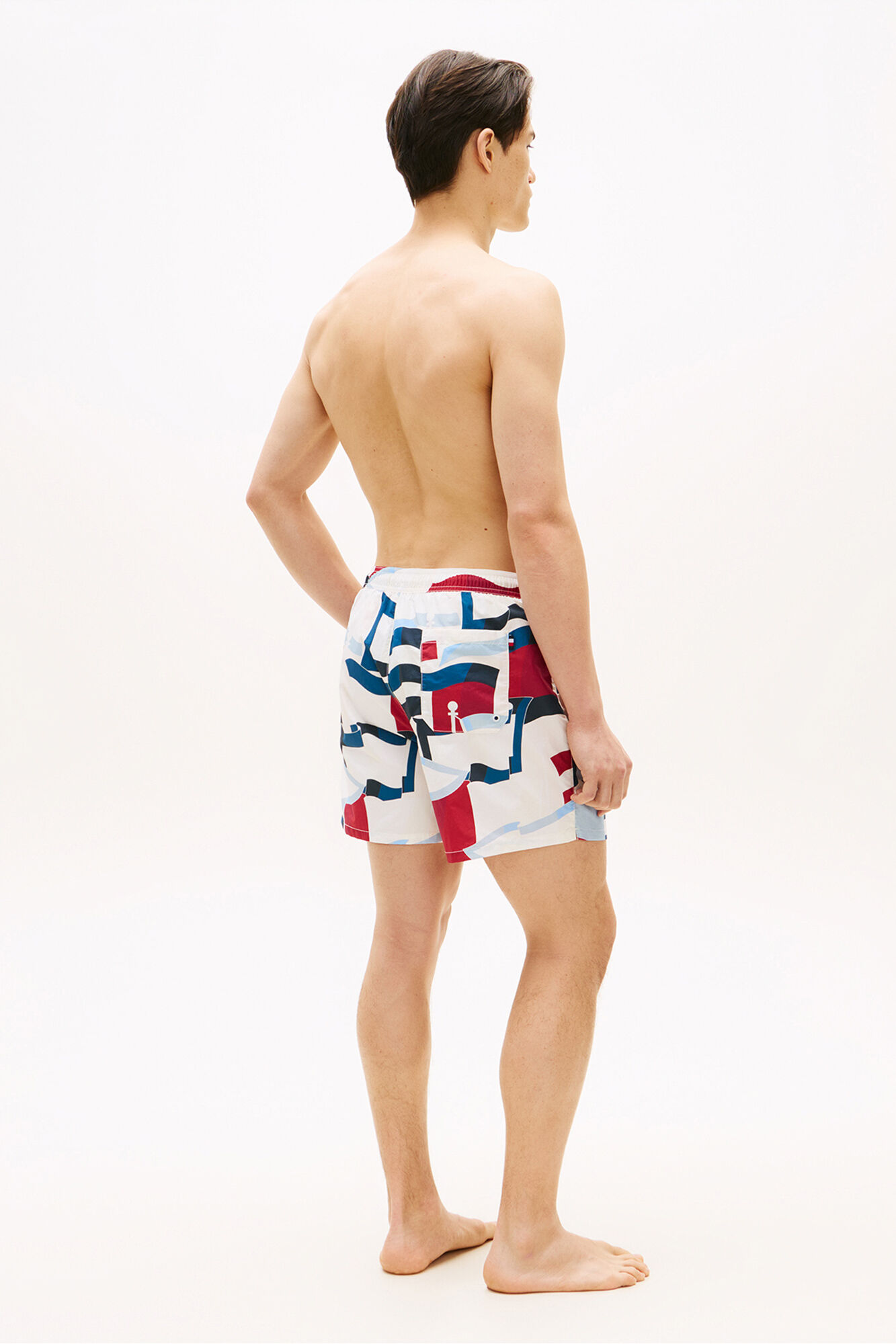 Tommy Hilfiger Ba&ntilde;ador hombre estampado banderas
