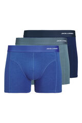 Jack & Jones Pack 3 b&oacute;xers microfibra morado/lila