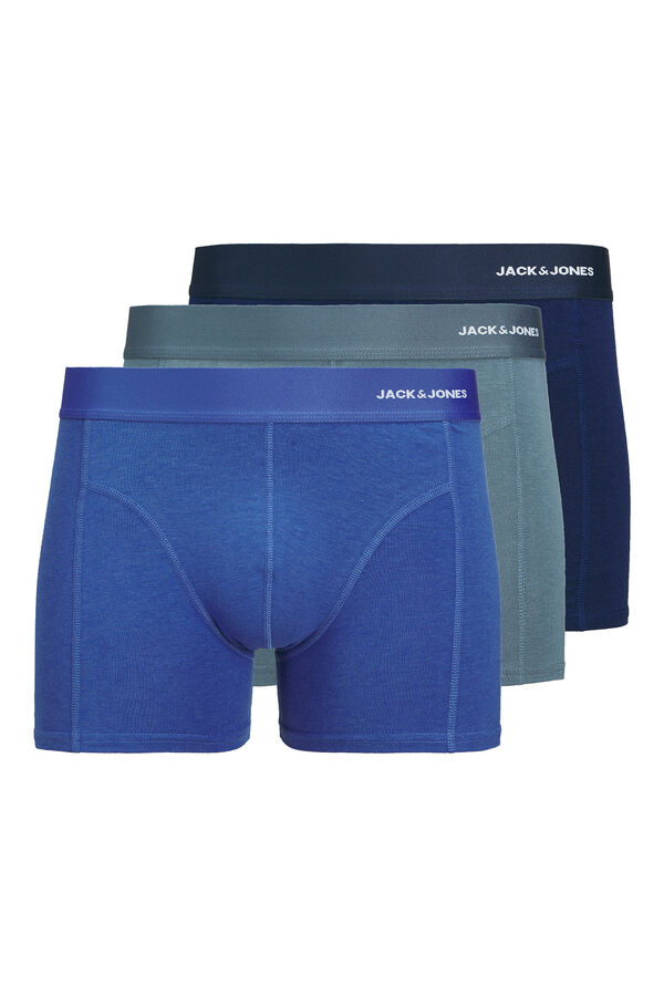 Jack & Jones Pack 3 b&oacute;xers microfibra morado/lila