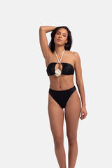 Dorina Cueca de biquíni brasileira preta preto