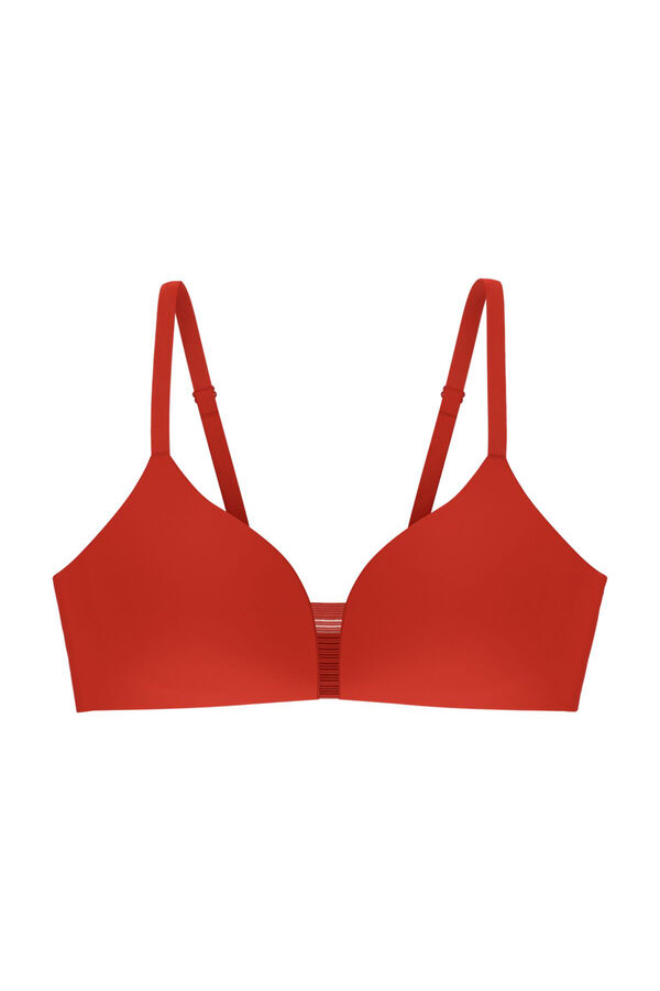 Triumph Soutien sem aro Flex Smart vermelho