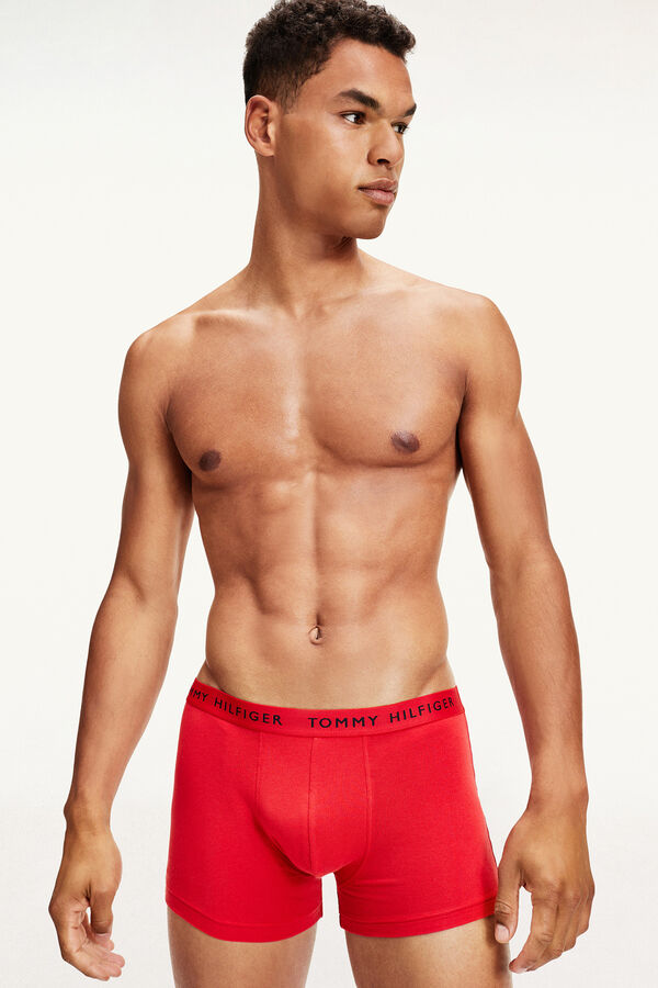 Tommy Hilfiger Pack de 3 b&oacute;xer de algod&oacute;n estampado