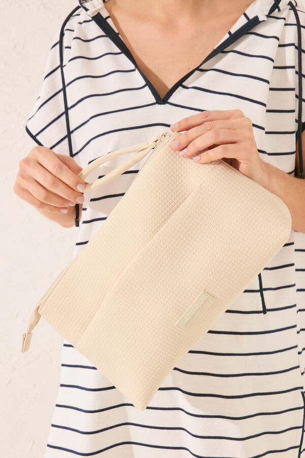 Women'secret Neceser mediano neopreno beige  nude