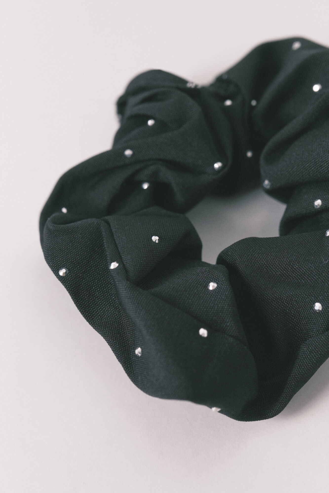 Women'secret Maxi scrunchie preto com glitter