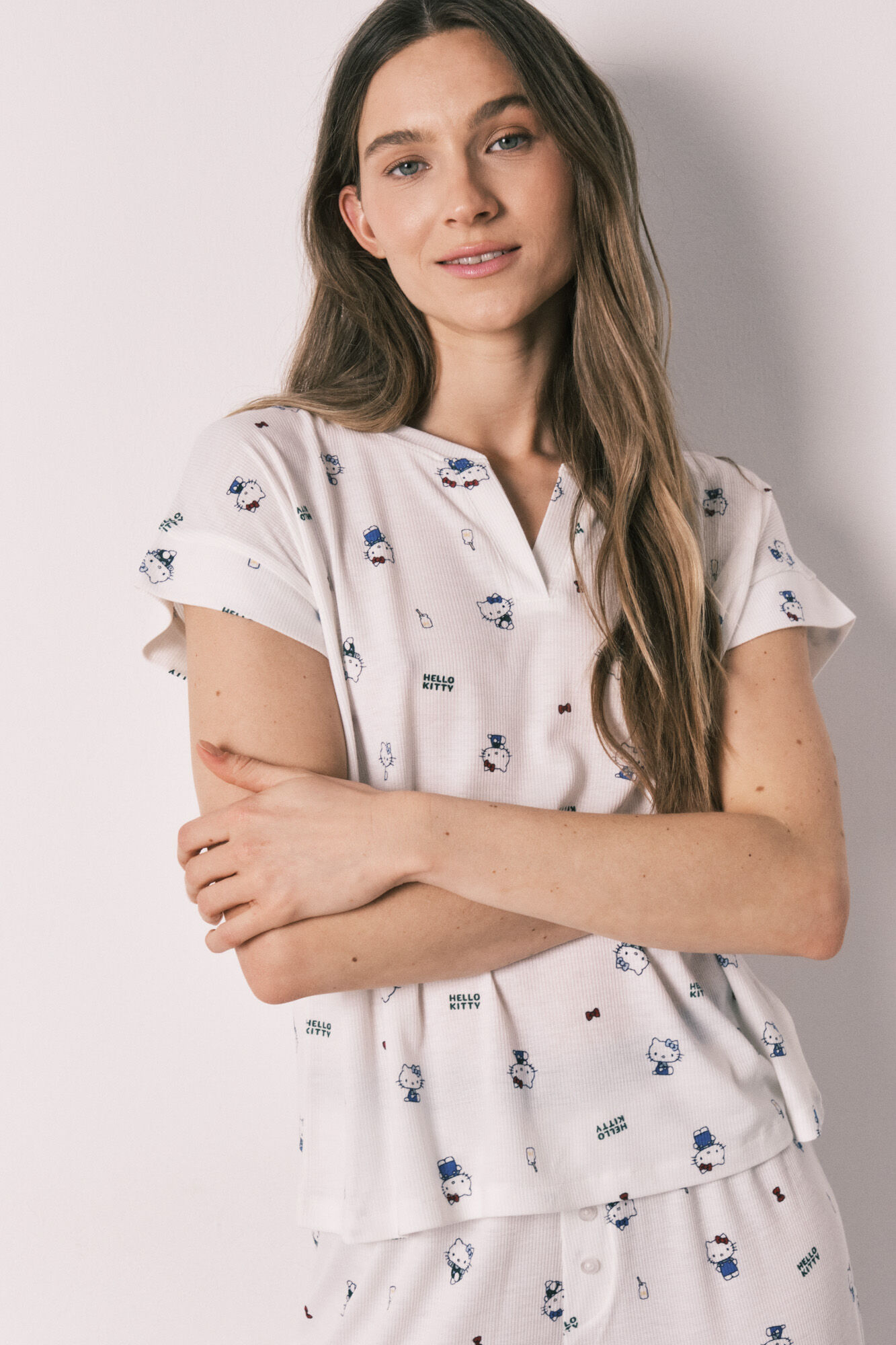 Women'secret Pijama Hello Kitty manga curta