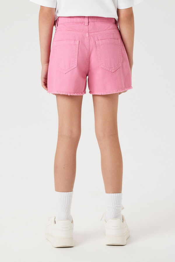 Name it Short com algod&atilde;o liso rosa