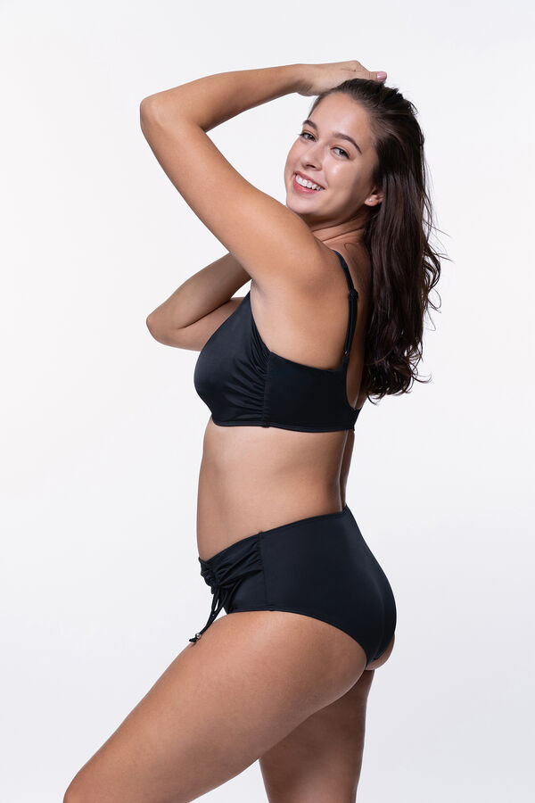Dorina Bikini top sin copas eureka negro