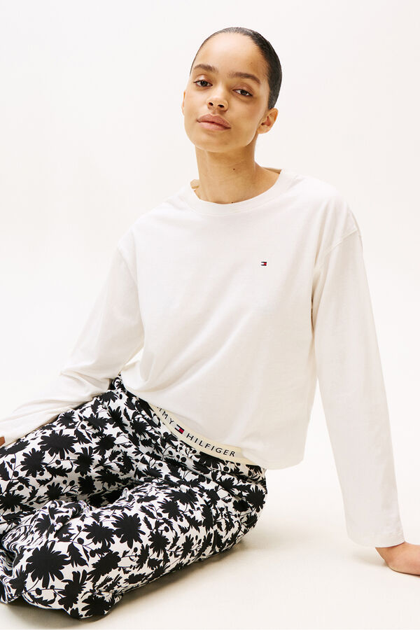 Tommy Hilfiger Conjunto de pijama de manga larga estampado