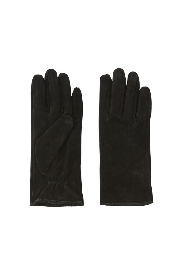 Pieces Guantes de piel  negro