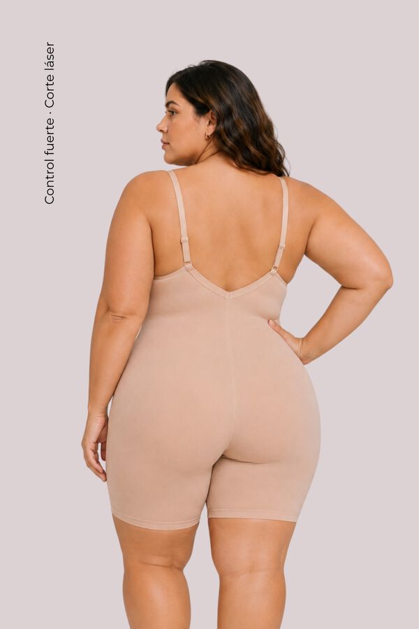 Ivette Bridal Body cueca push-up efeito segunda pele camel