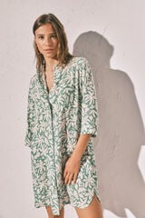 Women'secret Camisola curta estampada verde