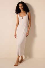 Penti Vestido de praia bege cru