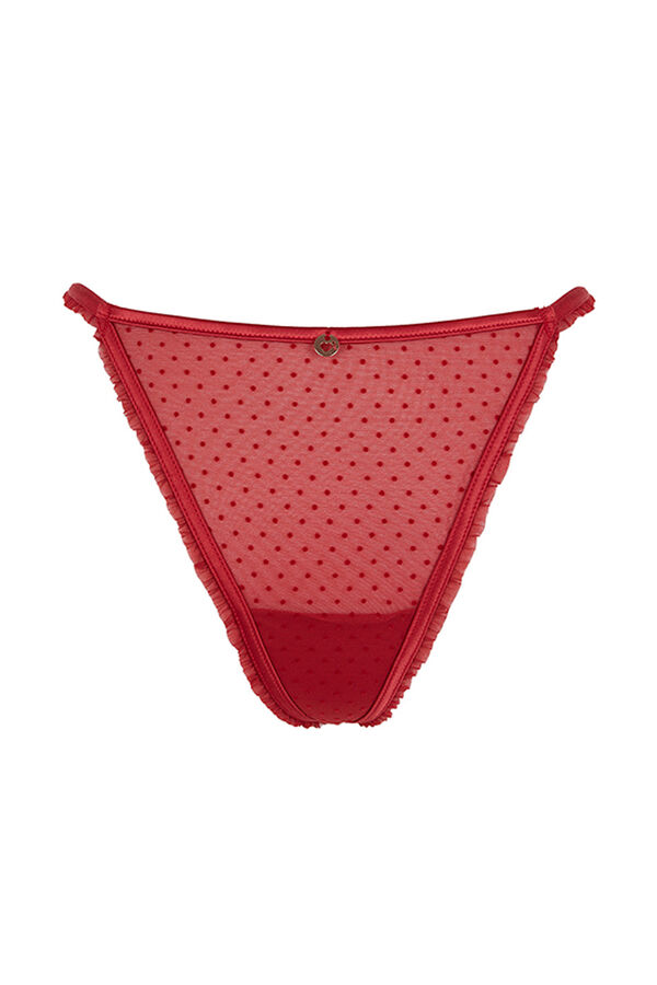 Women'secret Tanga plumetti La Vecina Rubia vermelho