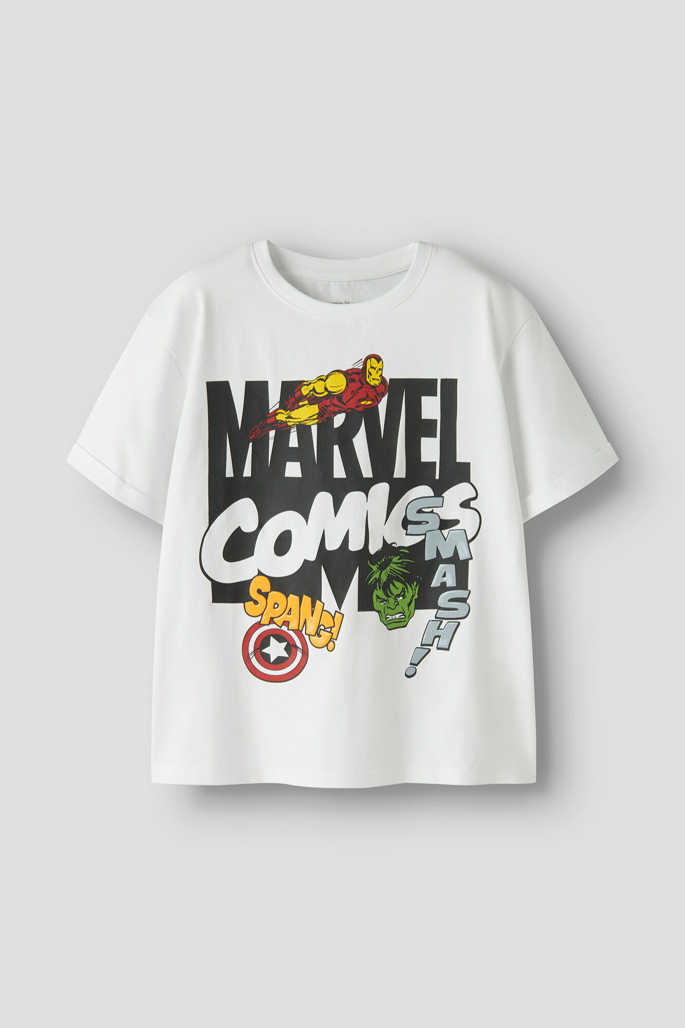 Name it T-shirt manga curta Marvel de menino