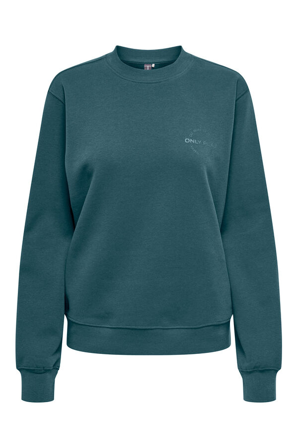 Only Play Sweatshirt com capuz azul