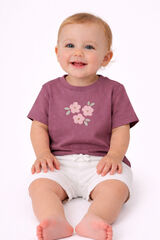 Name it T-shirt de manga curta de beb&eacute; rosa