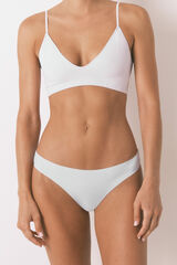 Women'secret Tanga microfibrafibra lila morado/lila