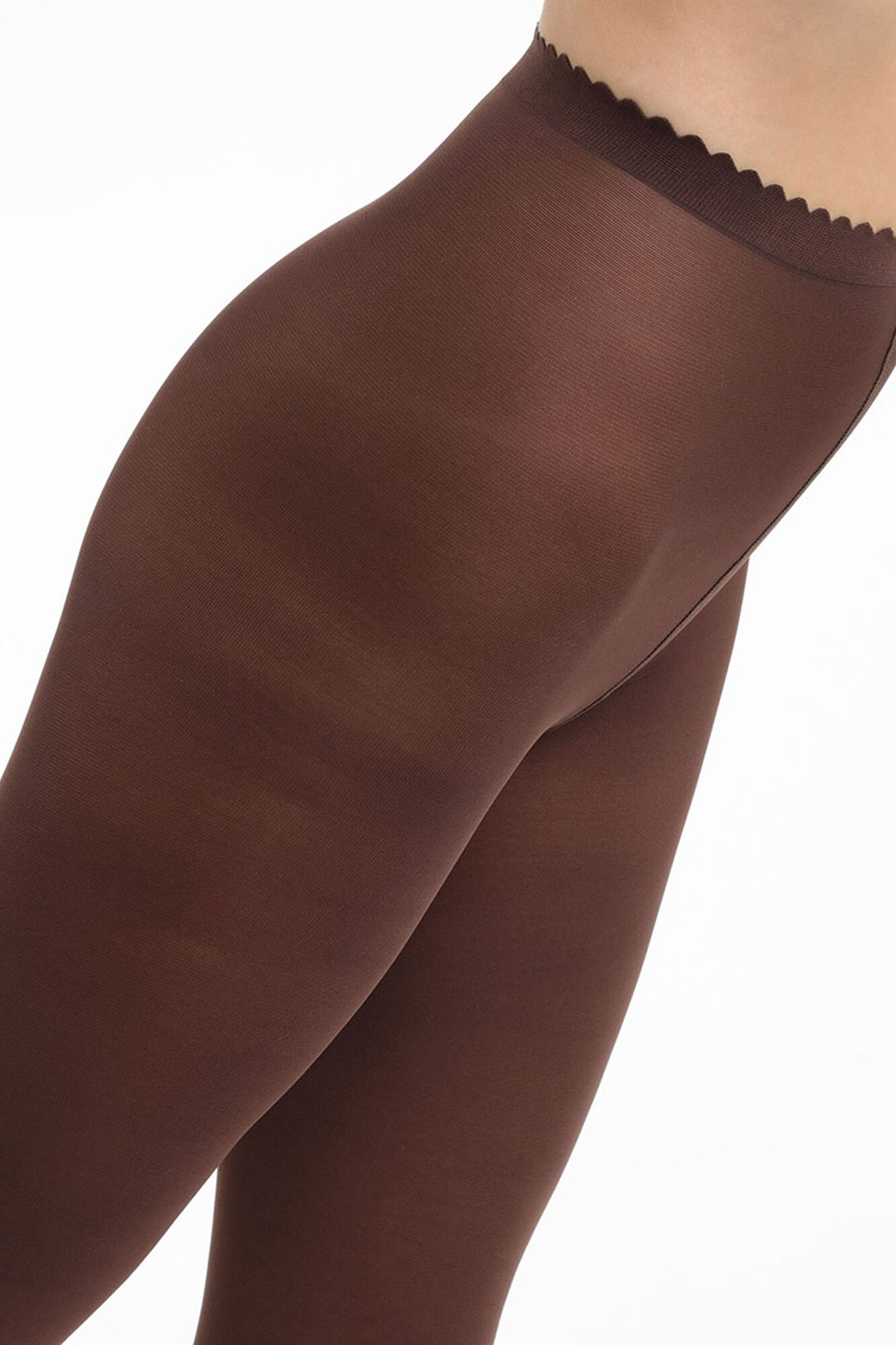 DIM Panty Opaco negro sin demarcaci&oacute;n 40 DEN 