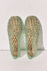Women'secret Sandalias jelly efecto red verde verde
