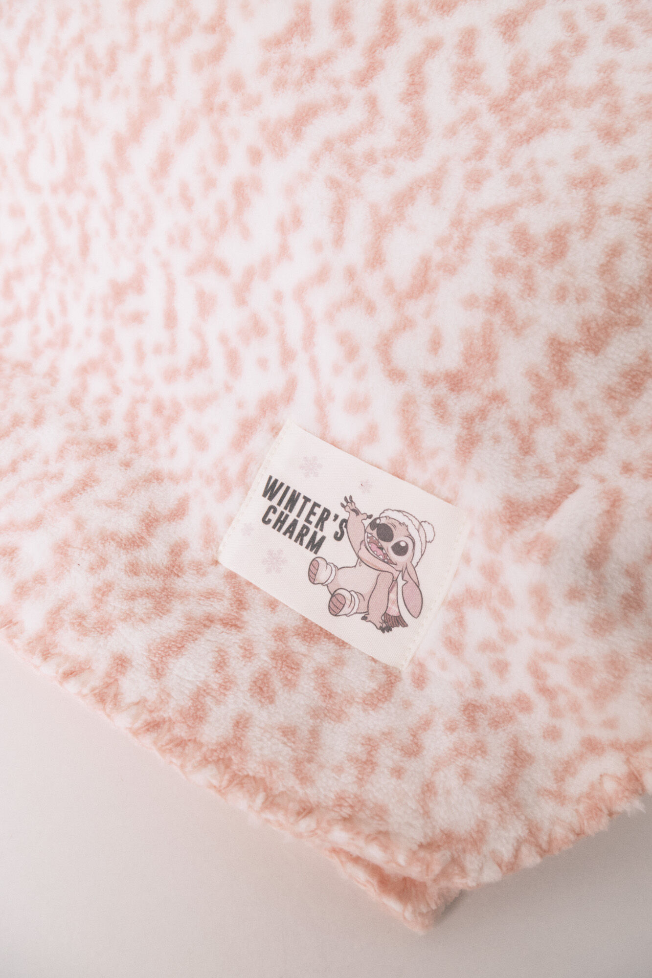 Women'secret Manta extrassuave estampado manchas rosas