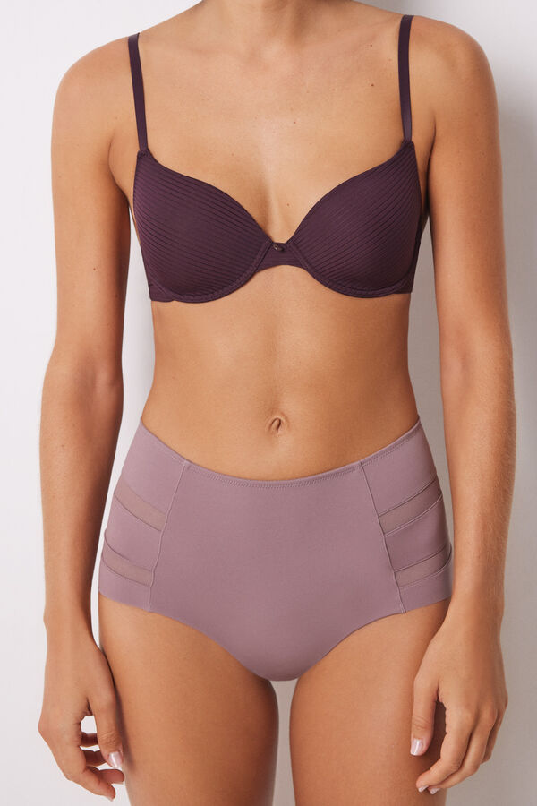 Women'secret Braga alta cl&aacute;sica microfibra rosa rosa