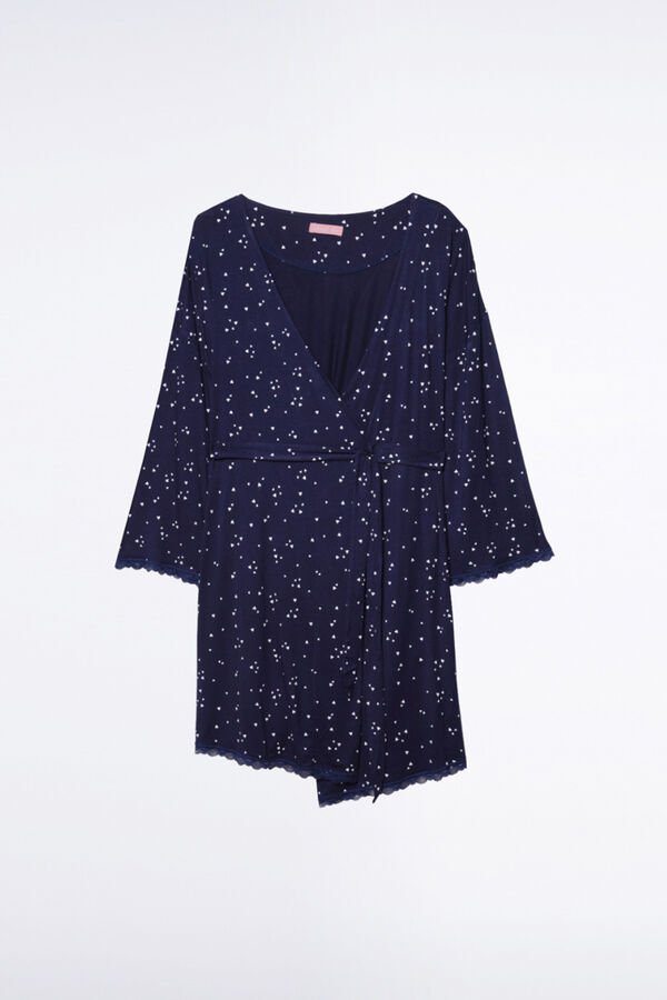 Ohma! Pr&eacute;-Mam&atilde; com estampado tie-dye azul