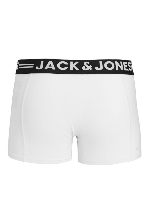 Jack & Jones Pack 3 b&oacute;xers cortos blanco