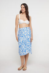 Pieces Saia p&aacute;reo midi la&ccedil;ada cinzento