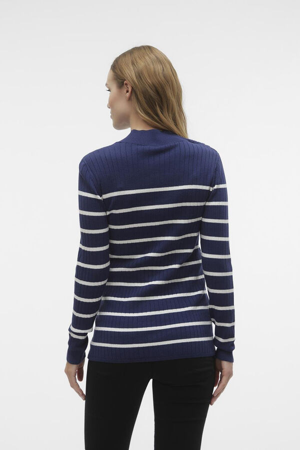 Mamalicious Jersey de punto maternity y lactancia  azul