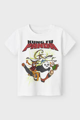 Name it Camiseta de menino Kung Fu Panda branco