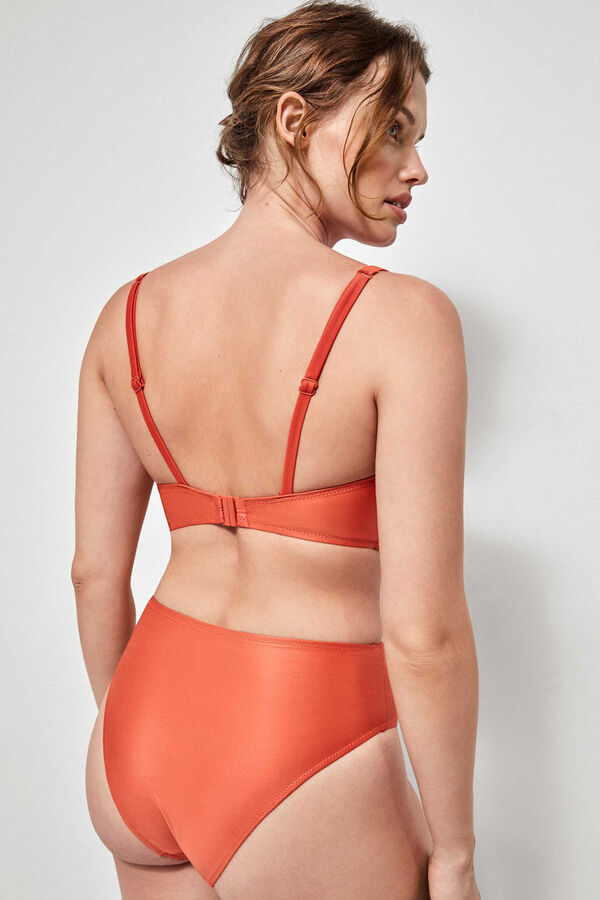 Gisela Cuequinha de biquíni alta vermelho