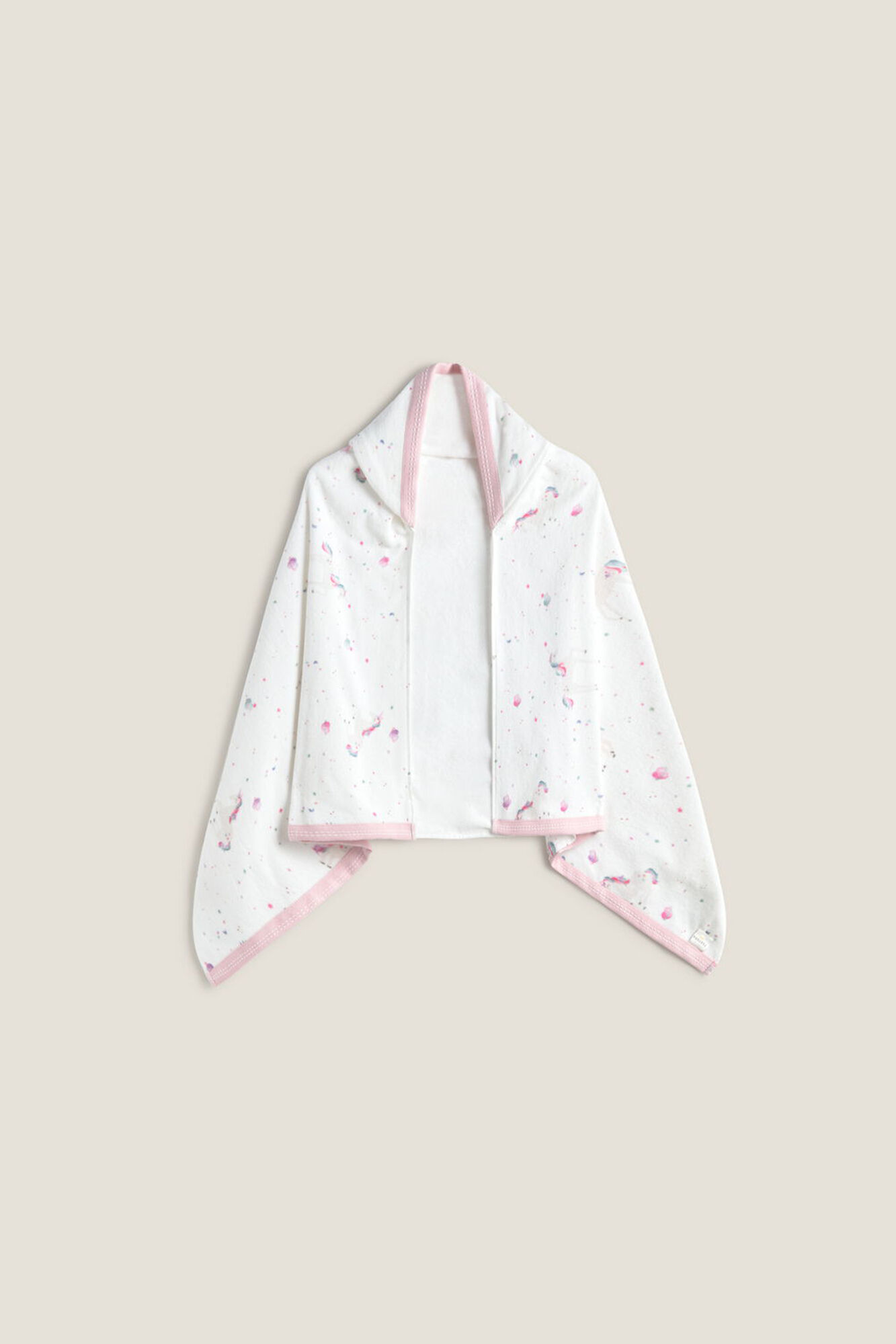 Textura Toalla capucha unicornios