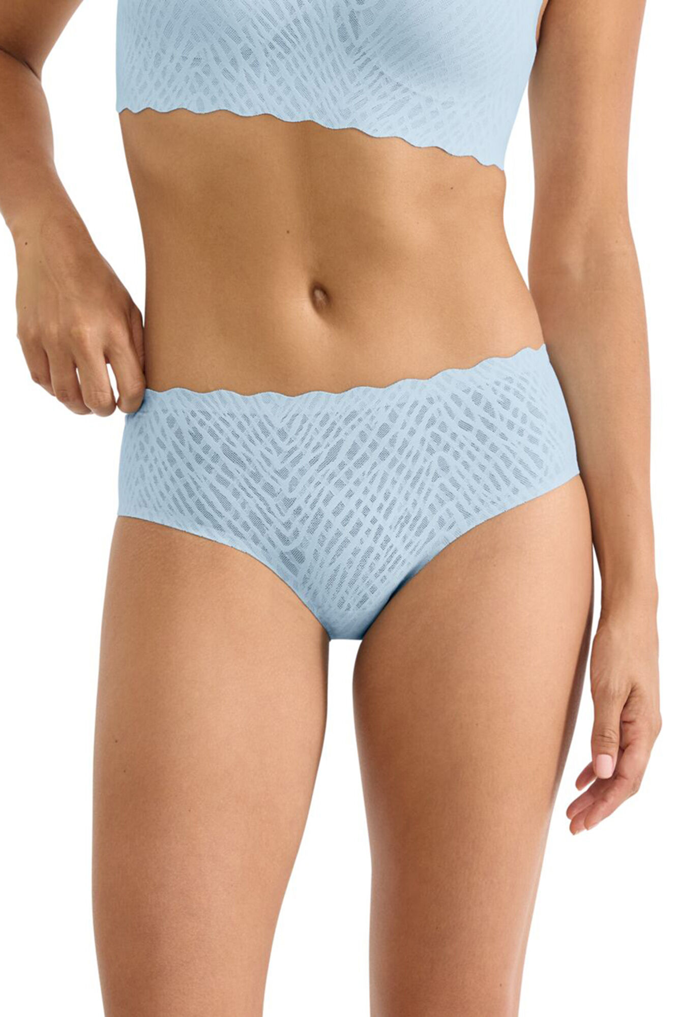 Sloggi Cueca cl&aacute;ssica invis&iacute;vel com renda