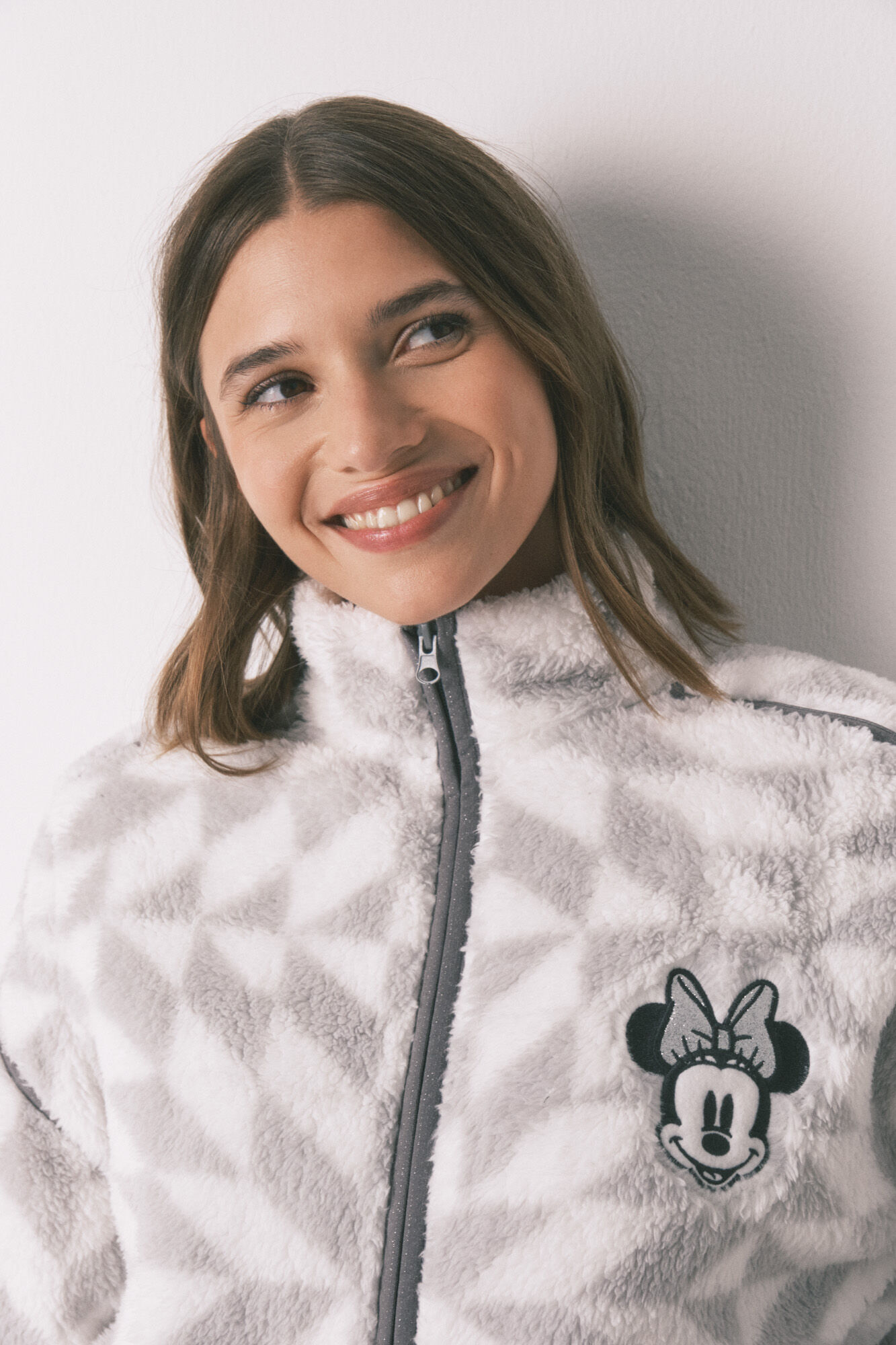 Women'secret Robe curto de pelo estampado da Minnie 