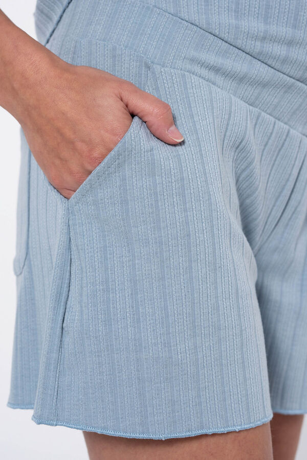 Ohma! Conjunto de pijama de pré-mamã  azul