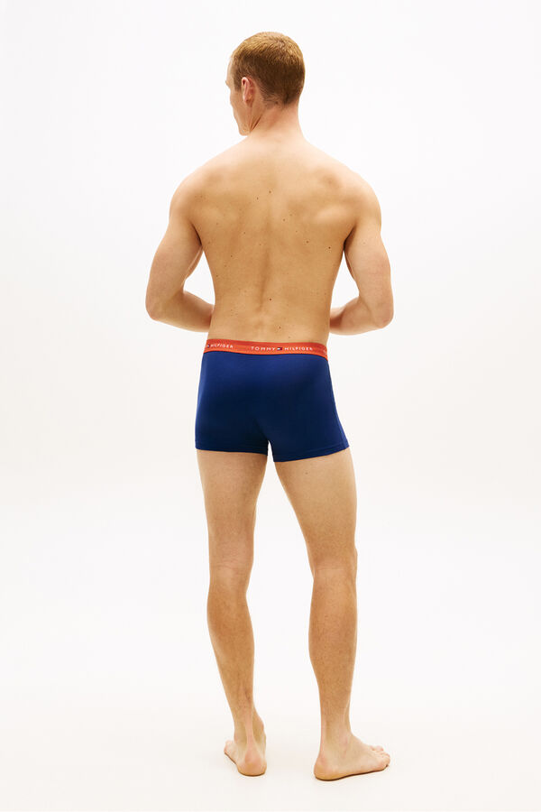 Tommy Hilfiger Pack 3 Boxers algod&oacute;n azul