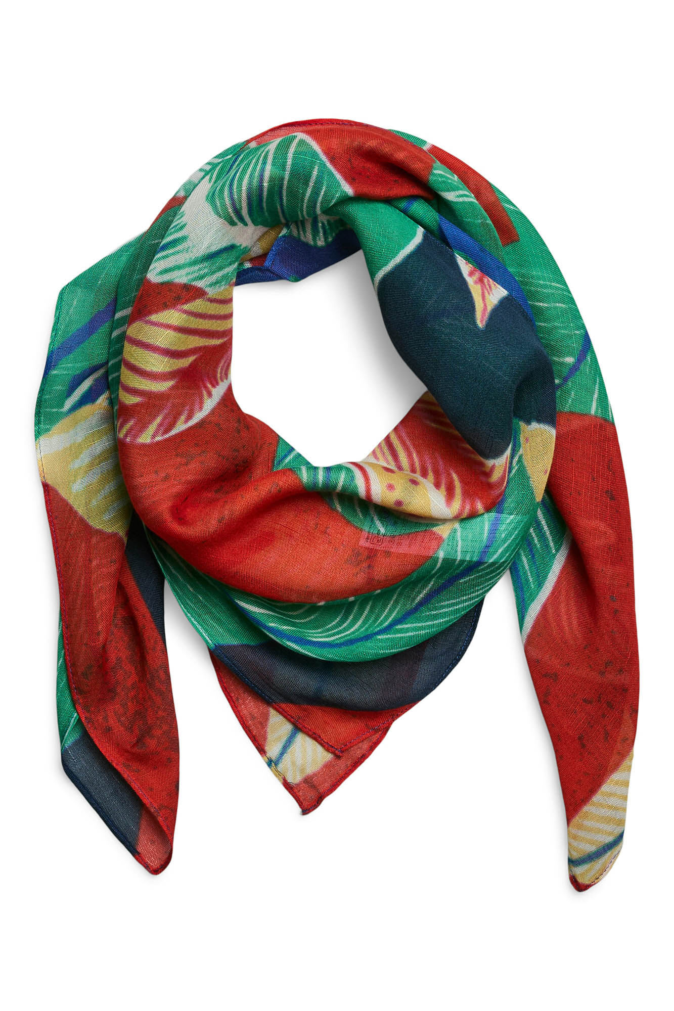 Pieces Len&ccedil;o estampado tropical