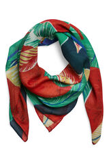 Pieces Pañuelo estampado tropical verde