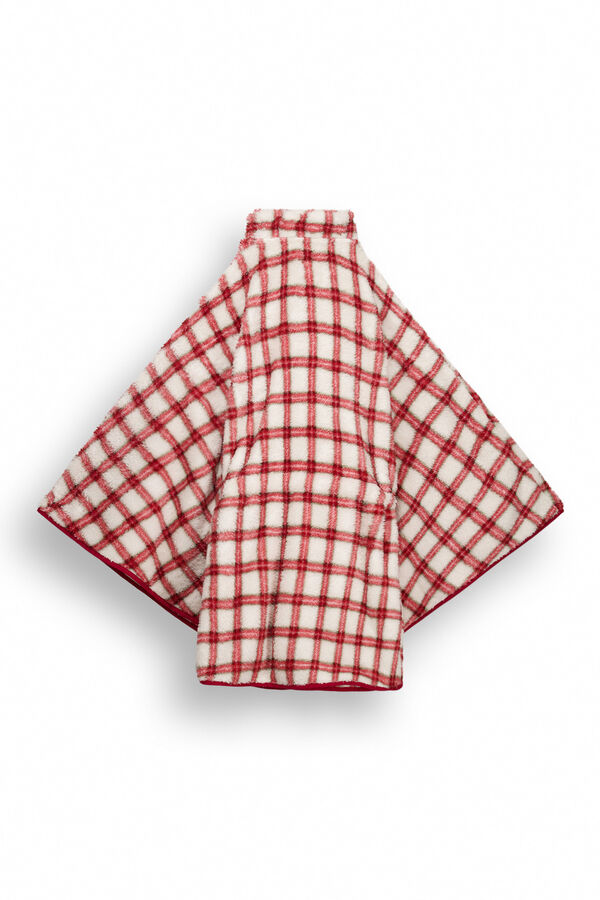 Women'secret Capa pelo suave estampado cuadros estampado