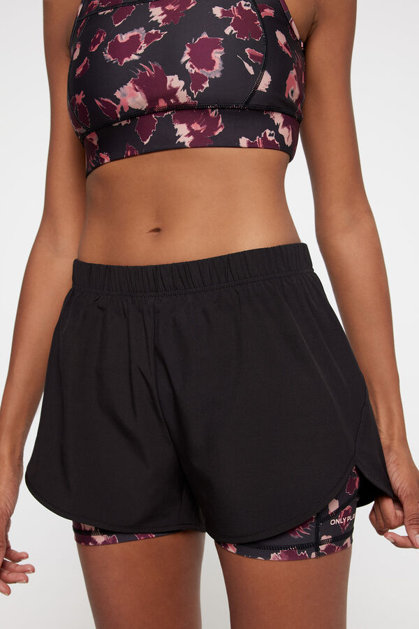 Womensecret Short malla deportiva negro