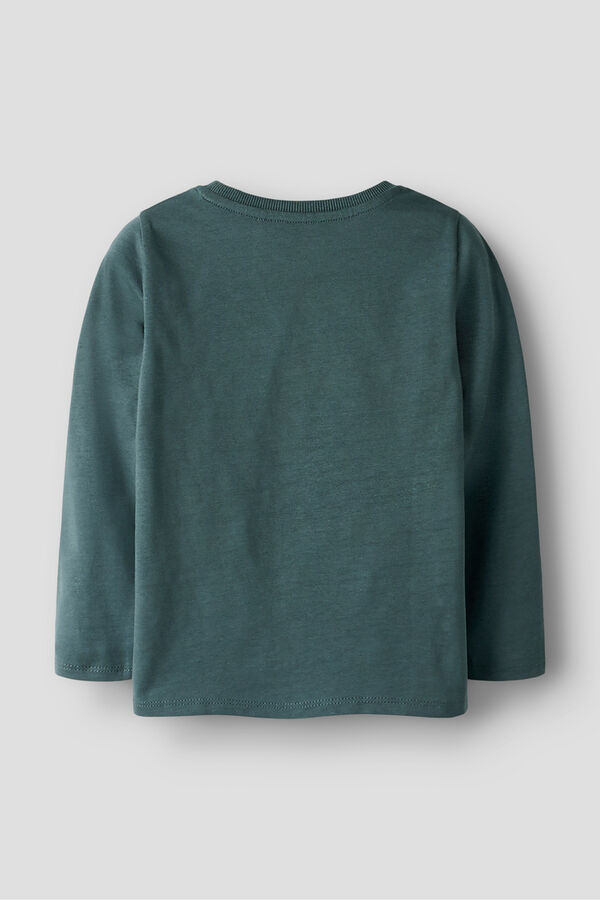 Name it T-shirt Rei Le&atilde;o cinzento