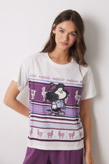 Women'secret Pijama 100% algod&oacute;n Mafalda estampado