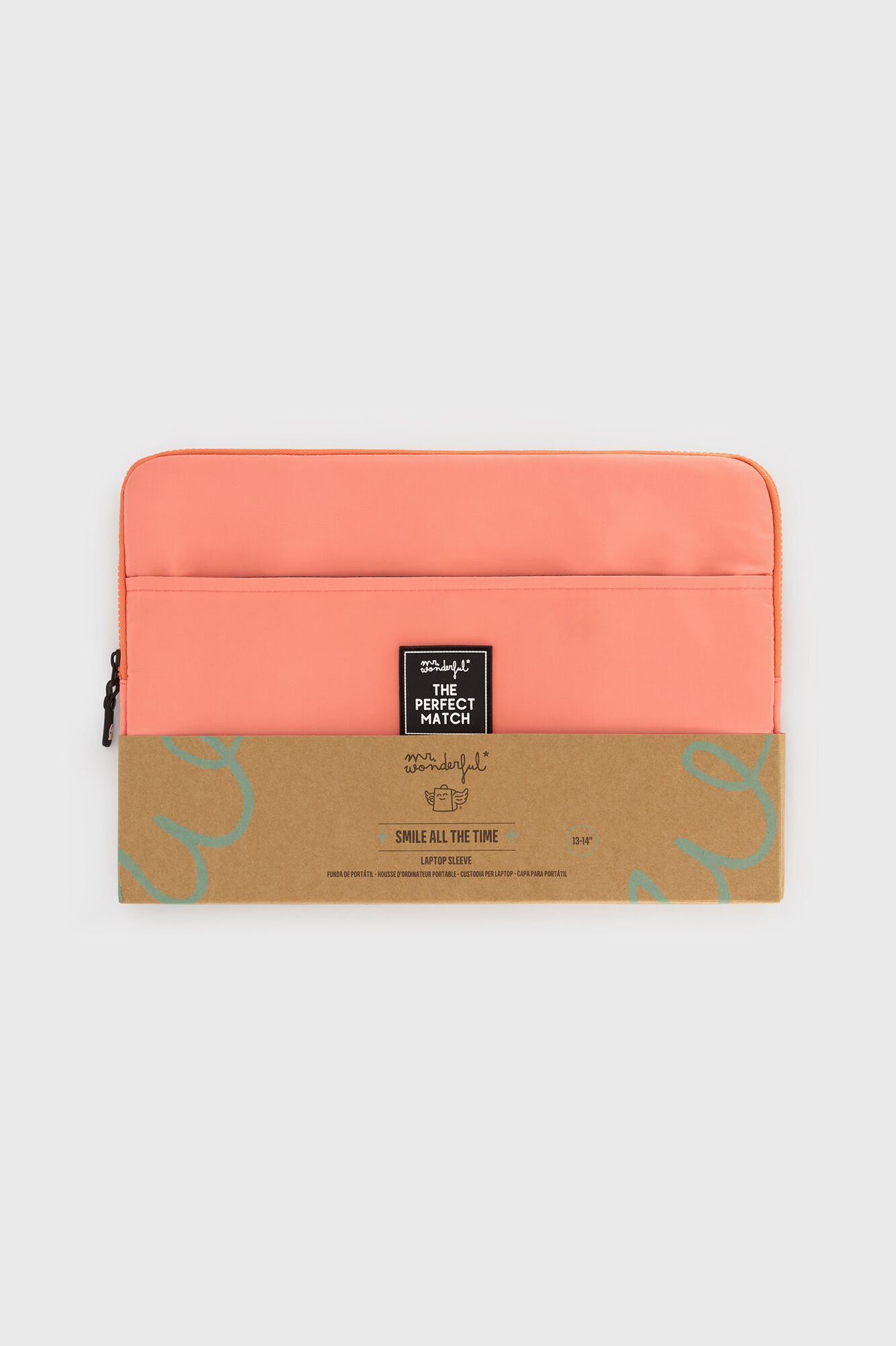 Mr. Wonderful Funda de port&aacute;til 13-14" salm&oacute;n The perfect match