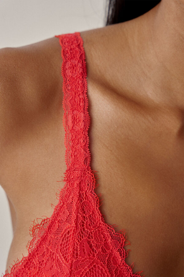 Black Limba Sujetador triangular Revel - Racing Red rojo