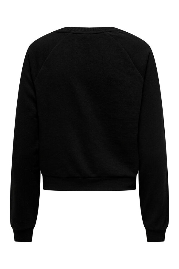 Womensecret Sweatshirt gola redonda preto