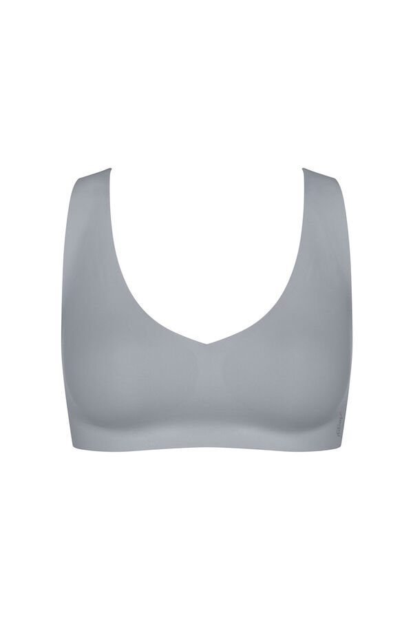 Sloggi Soutien bralette sem costuras em microfibra cinzento