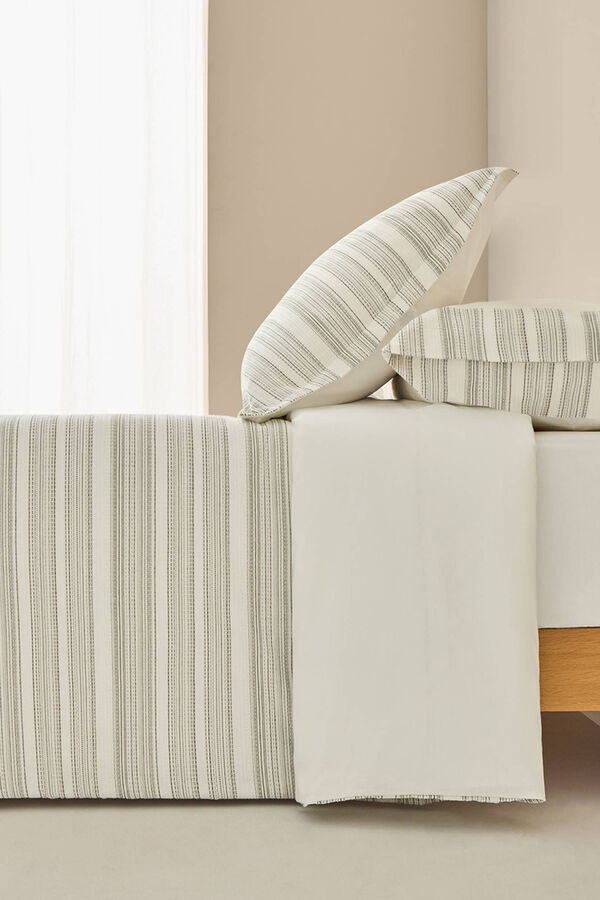 Textura Capa de edredom texturizada verde